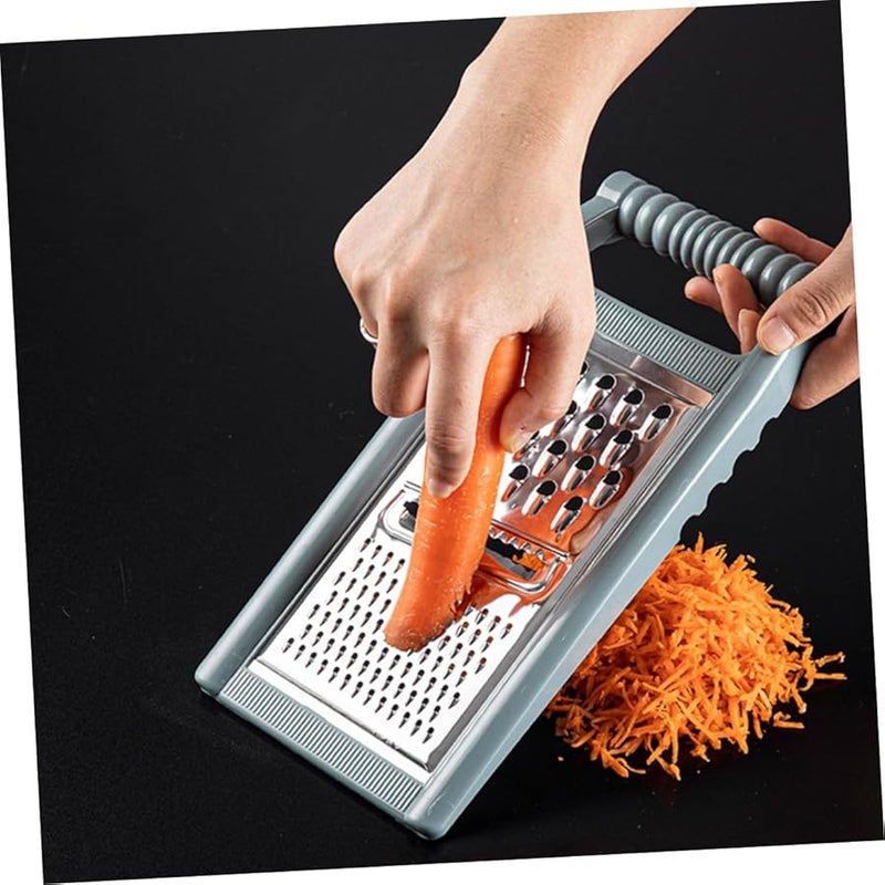 Multifunction Vegetable Grater with Non Slip Handle for Potatoes Cheese Carrots - Image 3